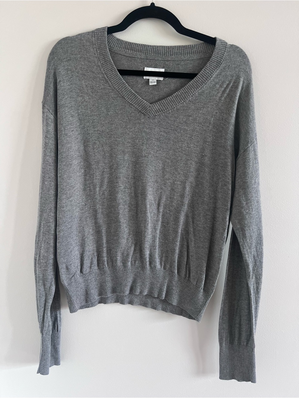 Frank And Oak V-Neck Grey Sweater